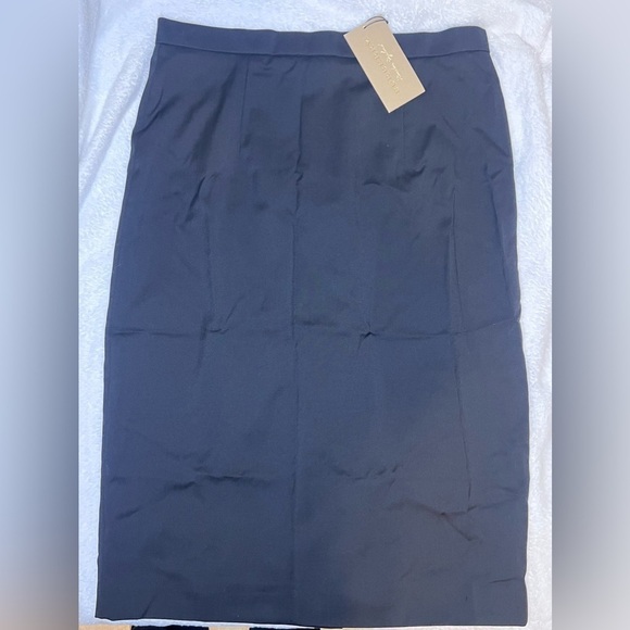 NWT BURBERRY Pencil Skirt Size 8 - BLACK - Picture 3 of 14